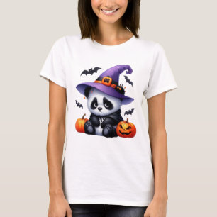 T-shirt Panda Patch citrouille
