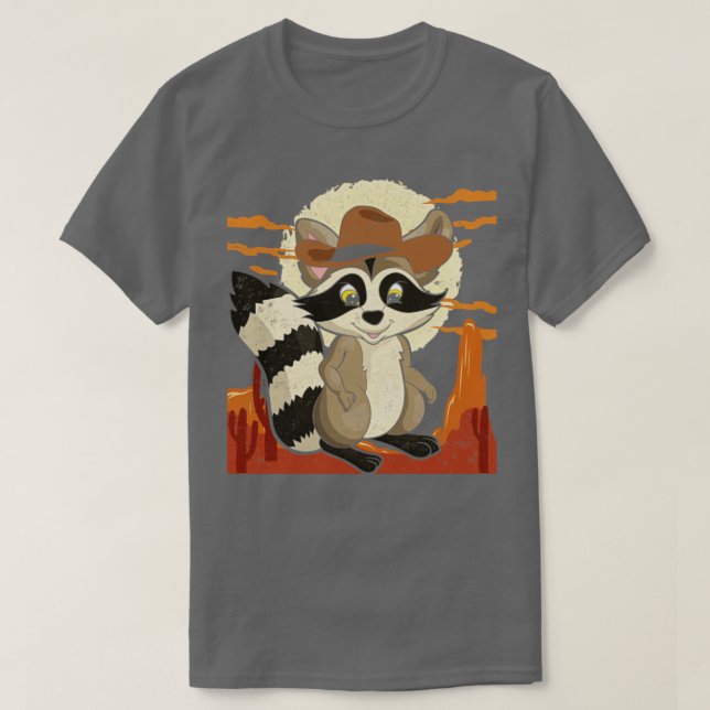 T-shirt Panda Pays Poubelle Bois Casquette Forêt Animal Ra (Design devant)