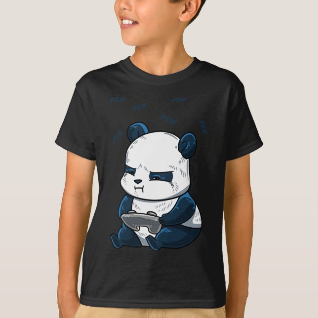 T-shirt Panda Pew Cute Hob (Devant)