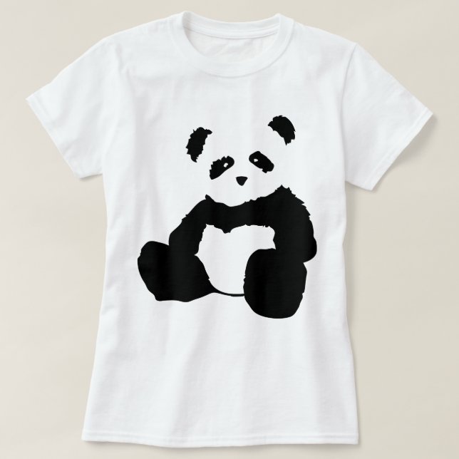 T-shirt panda plush (Design devant)