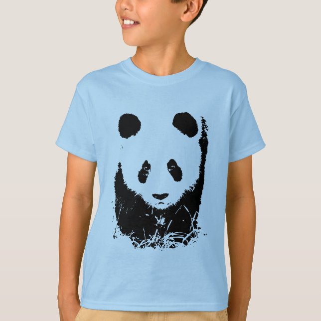 T-shirt Panda Pop Art (Devant)