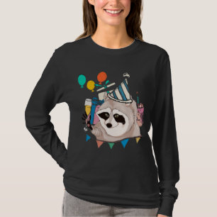 T-shirt Panda poubelle fête d'anniversaire Drôle Amoureux 