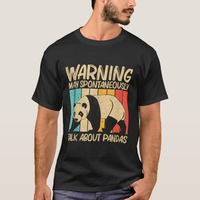 T-shirt Panda Pour Animal Ours Panda (Devant)