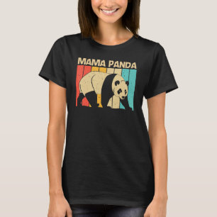 T-shirt Panda Pour Femmes Filles Panda Ours Animal