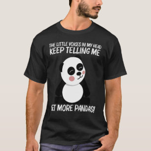 T-shirt Panda Pour Hommes Femmes Ours Noir Blanc Cube 2