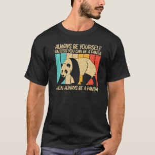 T-shirt Panda Pour Hommes Femmes Panda Ours Animal 1