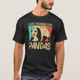 T-shirt Panda Pour Hommes Femmes Panda Ours Animal 2