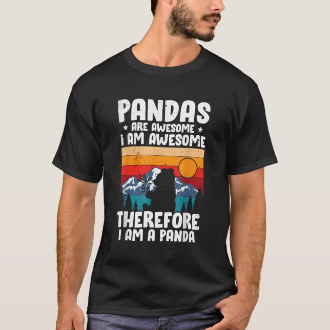 T-shirt Panda Pour Panda Bear (Devant)