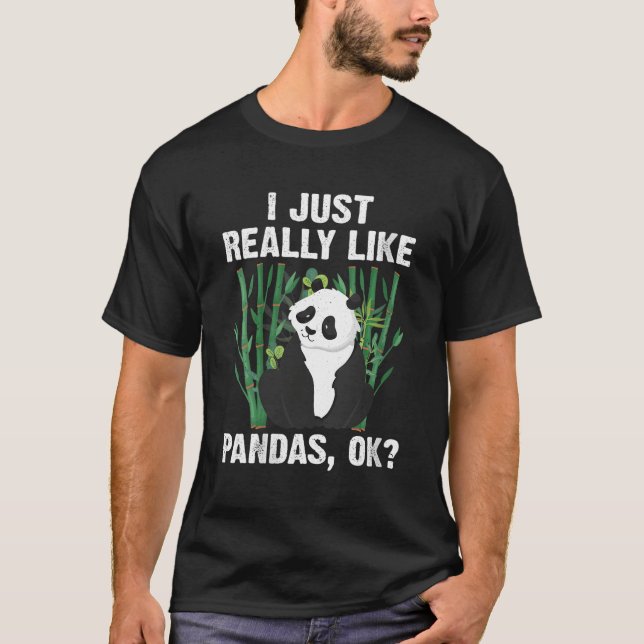 T-shirt Panda Pour Panda Bear (Devant)
