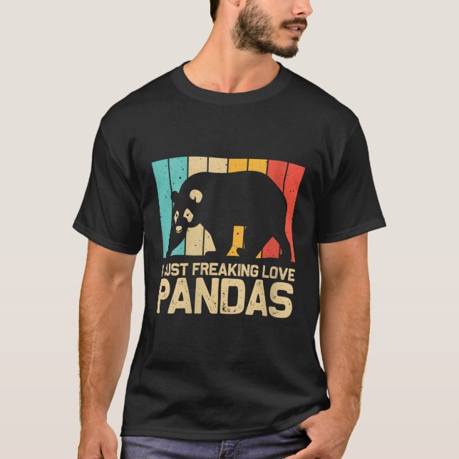 T-shirt Panda Pour Panda Ours Animal Zookeeper (Devant)