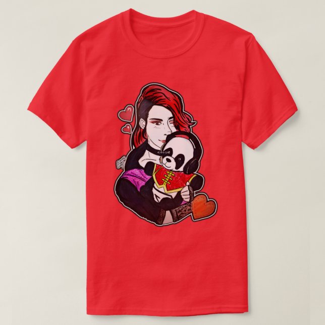 T-shirt Panda power (Design devant)