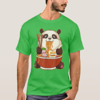 PANDA POWEREE PAR RAMEN | Ramen mangeant Panda gra