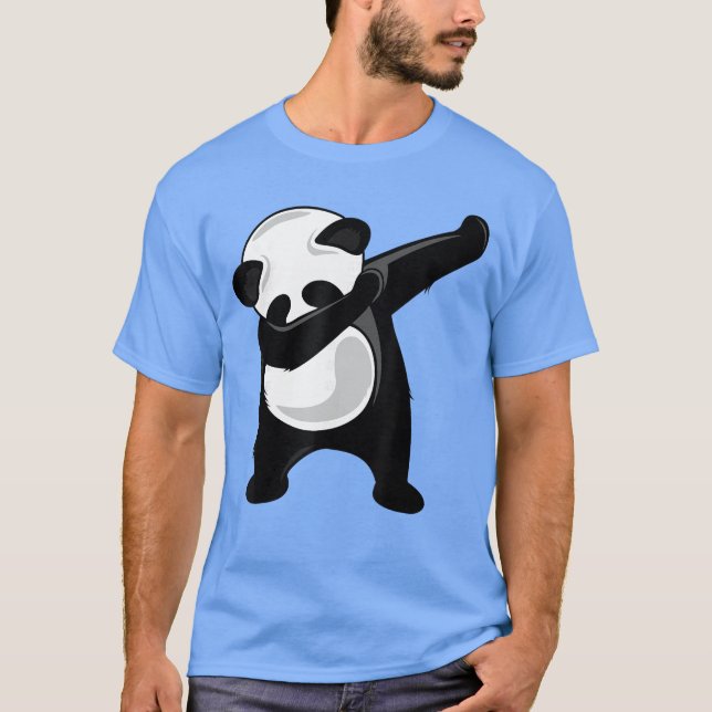 T-shirt Panda qui fait le dab Panda géant mignon Cadeau de (Devant)