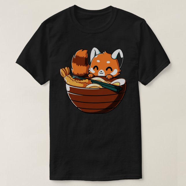 T-shirt Panda qui mange (Design devant)