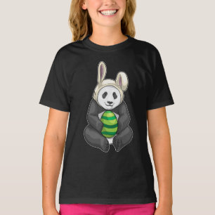 T-shirt Panda Rabbit oeuf de Pâques Pâques
