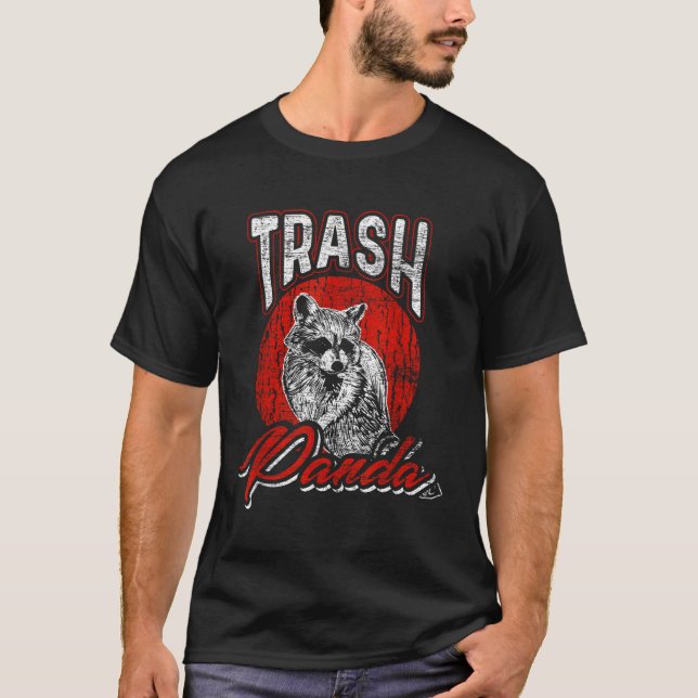 T-shirt Panda Raccoon (Devant)