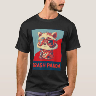 T-shirt Panda Raccoon Animal Trash