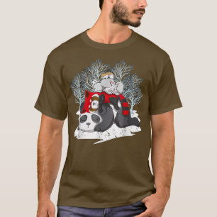 T-shirt Panda Red Panda Rabster Hamster Pyramid Dormir