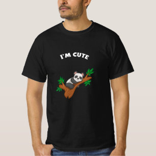 T-shirt Panda Relaxing - Je suis mignonne