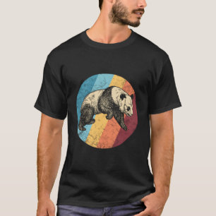 T-shirt Panda Retro