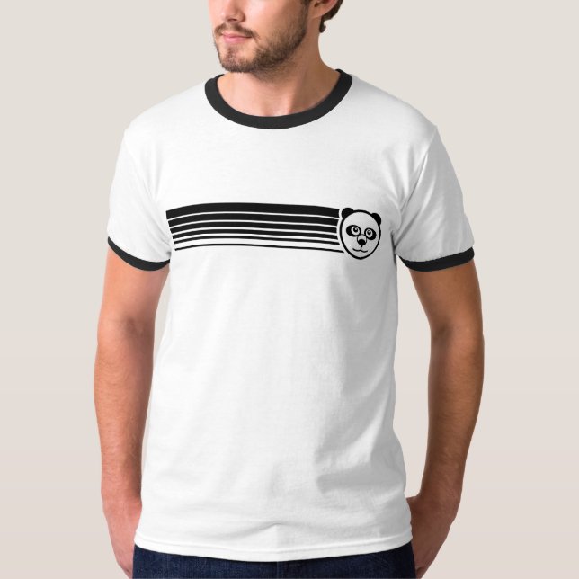 T-shirt Panda rétro (Devant)