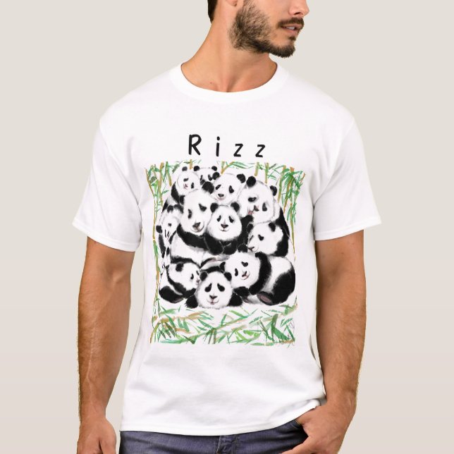 T-Shirt Panda Rizz (Devant)