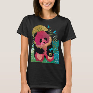 T-shirt Panda ROSIE BEAR - chemises noires choisir style