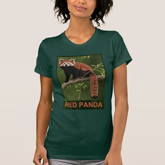 T-shirt Panda rouge (Devant)