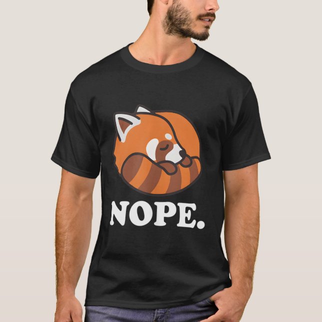 T-shirt Panda rouge (Devant)