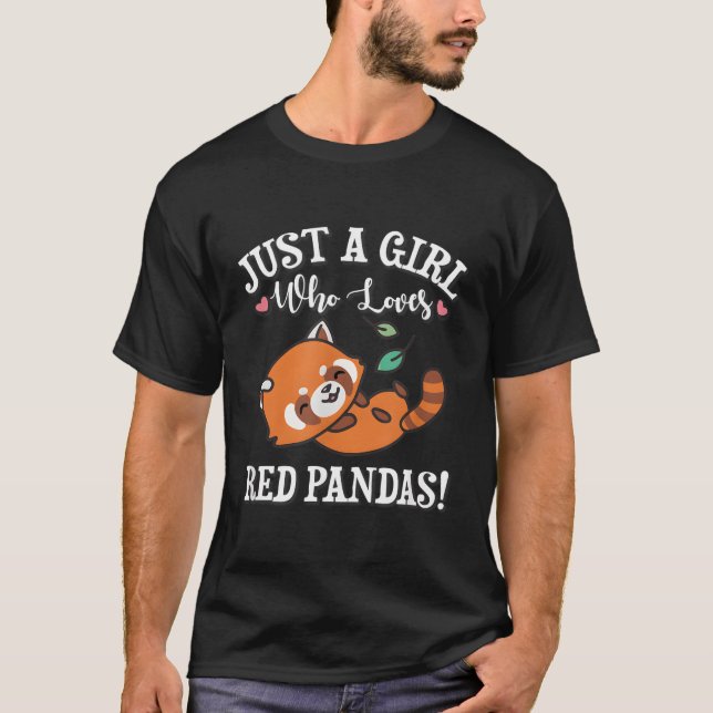 T-shirt Panda rouge (Devant)