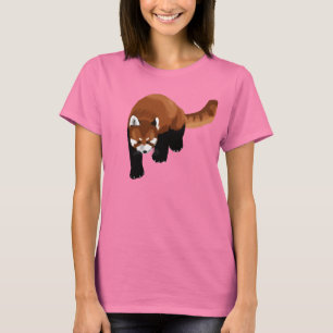 T-shirt Panda rouge