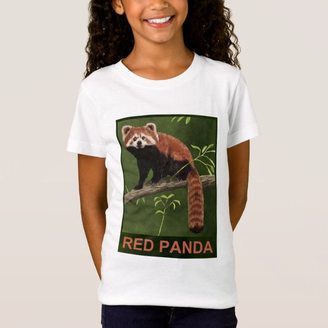 T-Shirt Panda rouge (Devant)