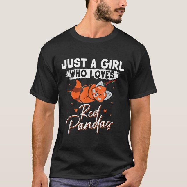 T-shirt Panda rouge (Devant)