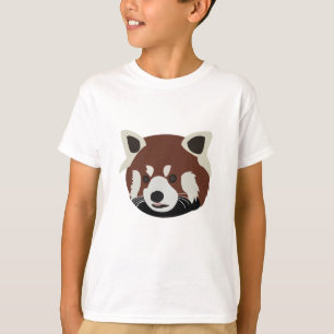 T-shirt Panda rouge