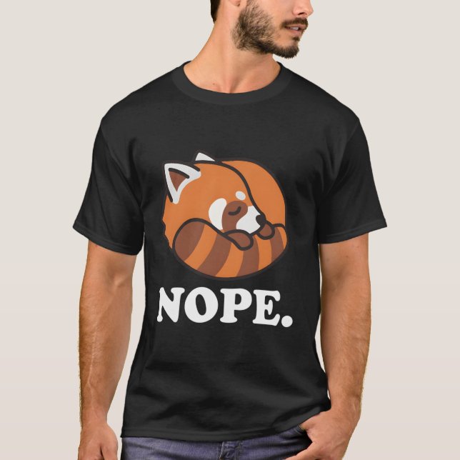 T-shirt Panda rouge (Devant)