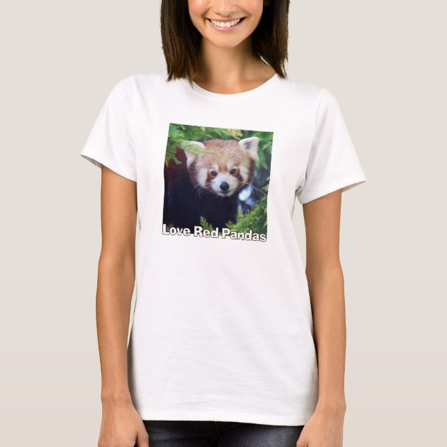 T-shirt Panda rouge (Devant)