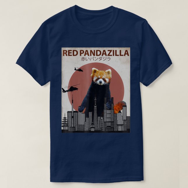 T-shirt Panda Rouge  (Design devant)