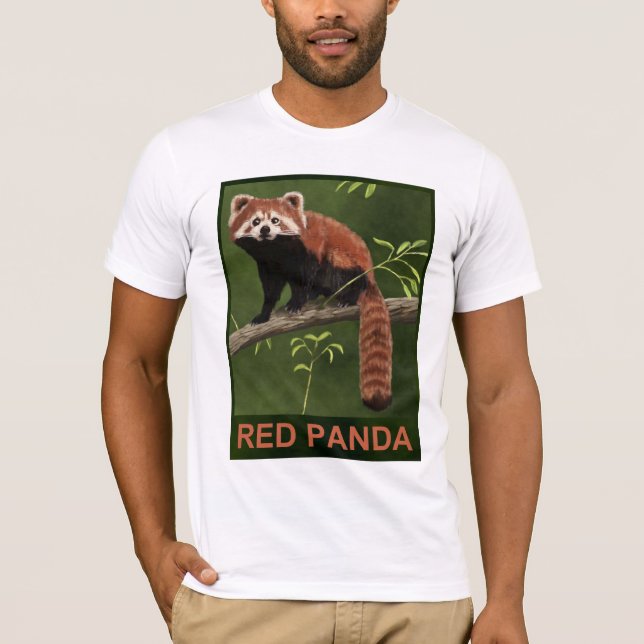 T-shirt Panda rouge (Devant)