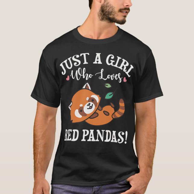 T-shirt Panda rouge (Devant)