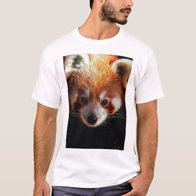 T-SHIRT PANDA ROUGE (Devant)