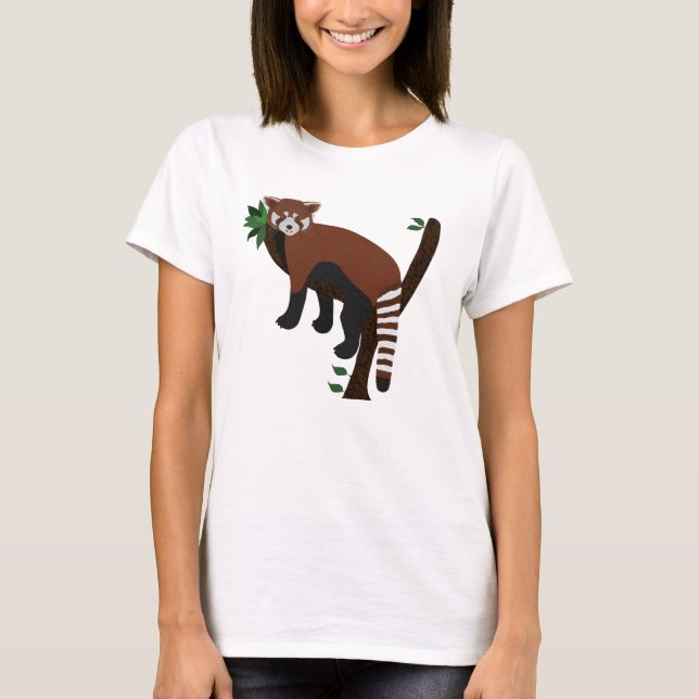 T-shirt Panda rouge (Devant)