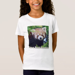 T-Shirt Panda rouge