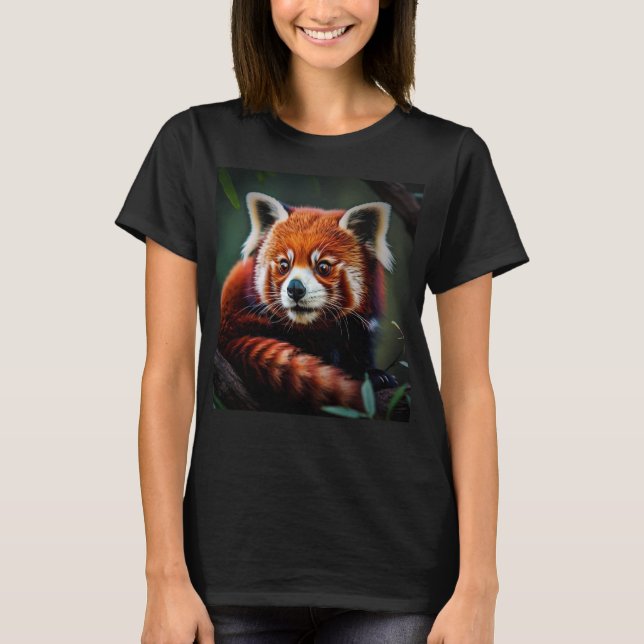 T-shirt Panda rouge (Devant)