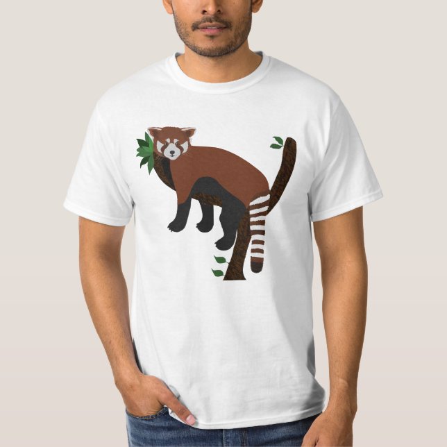 T-shirt Panda rouge (Devant)