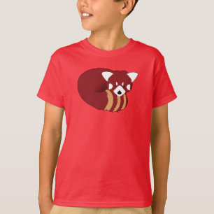 T-shirt Panda rouge