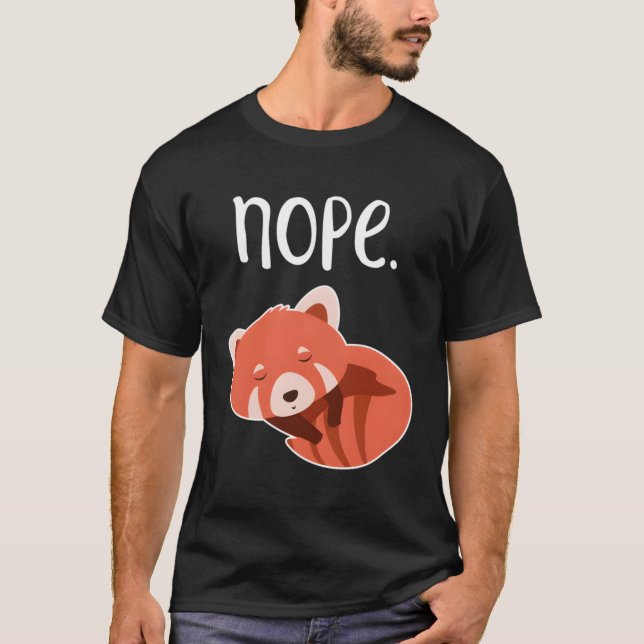 T-shirt Panda rouge (Devant)