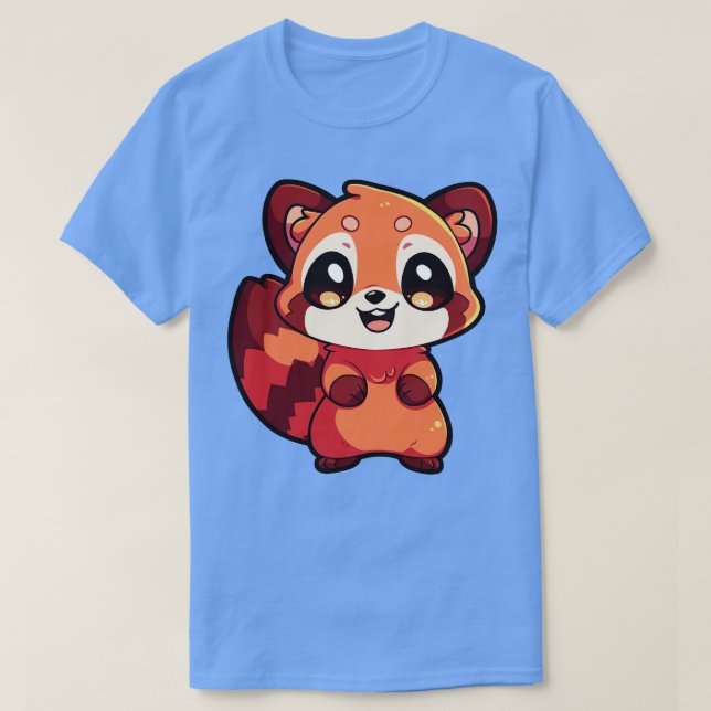 T-shirt Panda rouge 2 (Design devant)