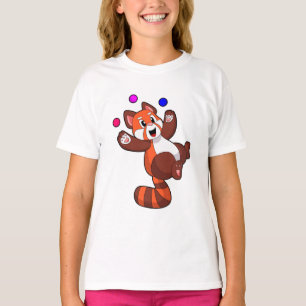 T-shirt Panda rouge à Juggle Circus.PNG