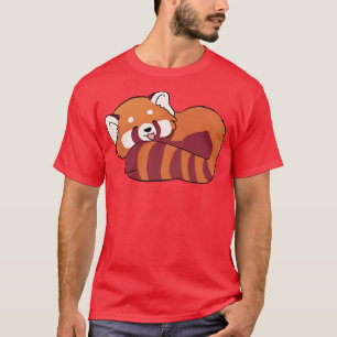 T-shirt Panda rouge - joli dessin