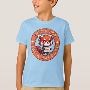 T-shirt Panda Rouge Juste génial